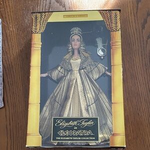 Elizabeth Taylor Gold and Black Cleopatra Barbie